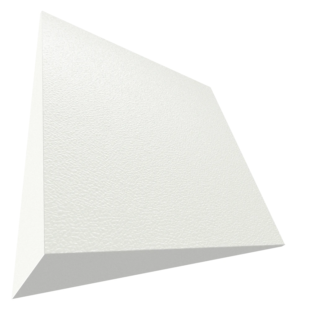 Visuell simulierte, exzentrische Darstellung einer GlasPro® Oberfläche